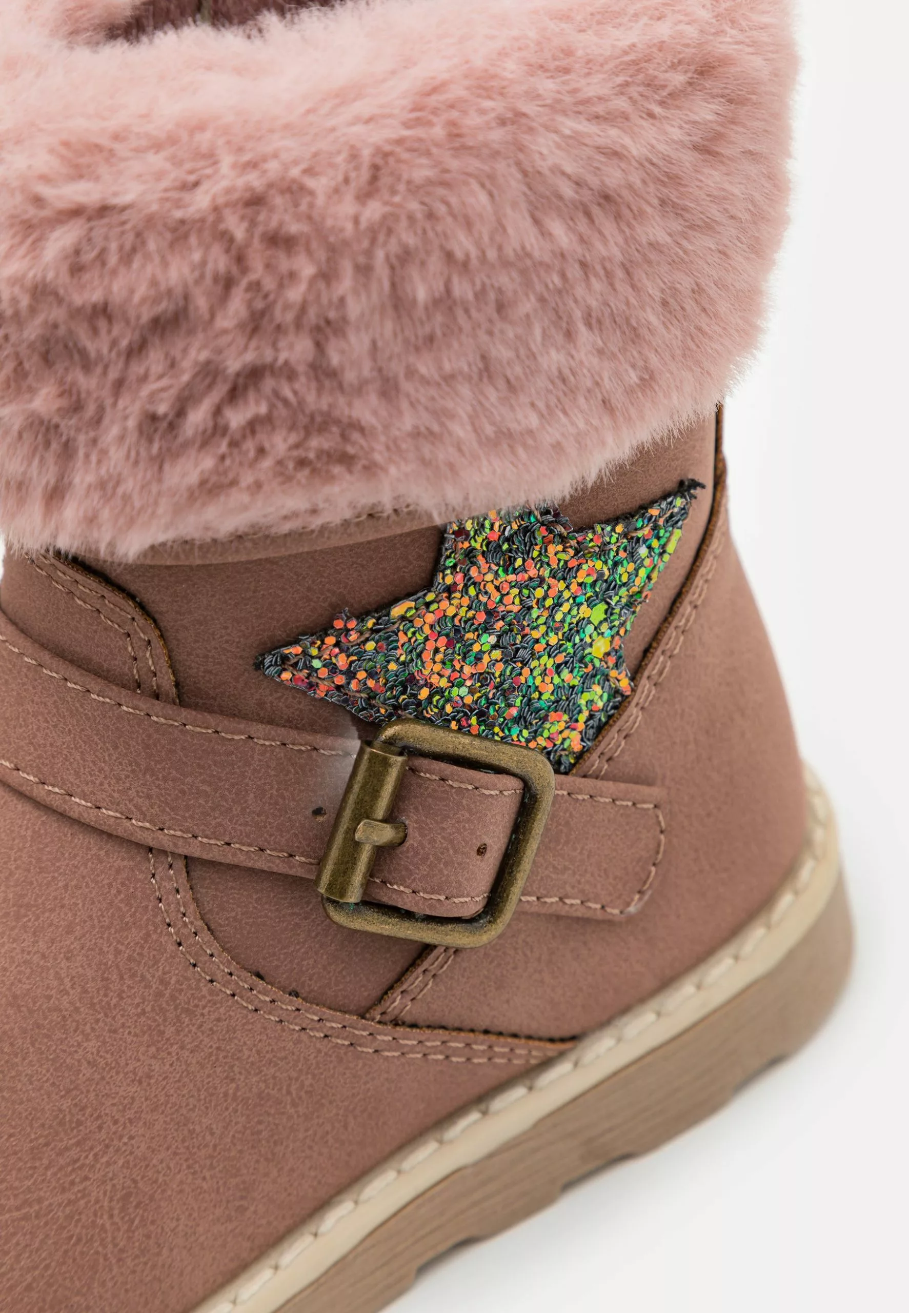 Friboo Korte Laarzen - Mauve 8 Friboo Korte Laarzen - Mauve - Afbeelding 6