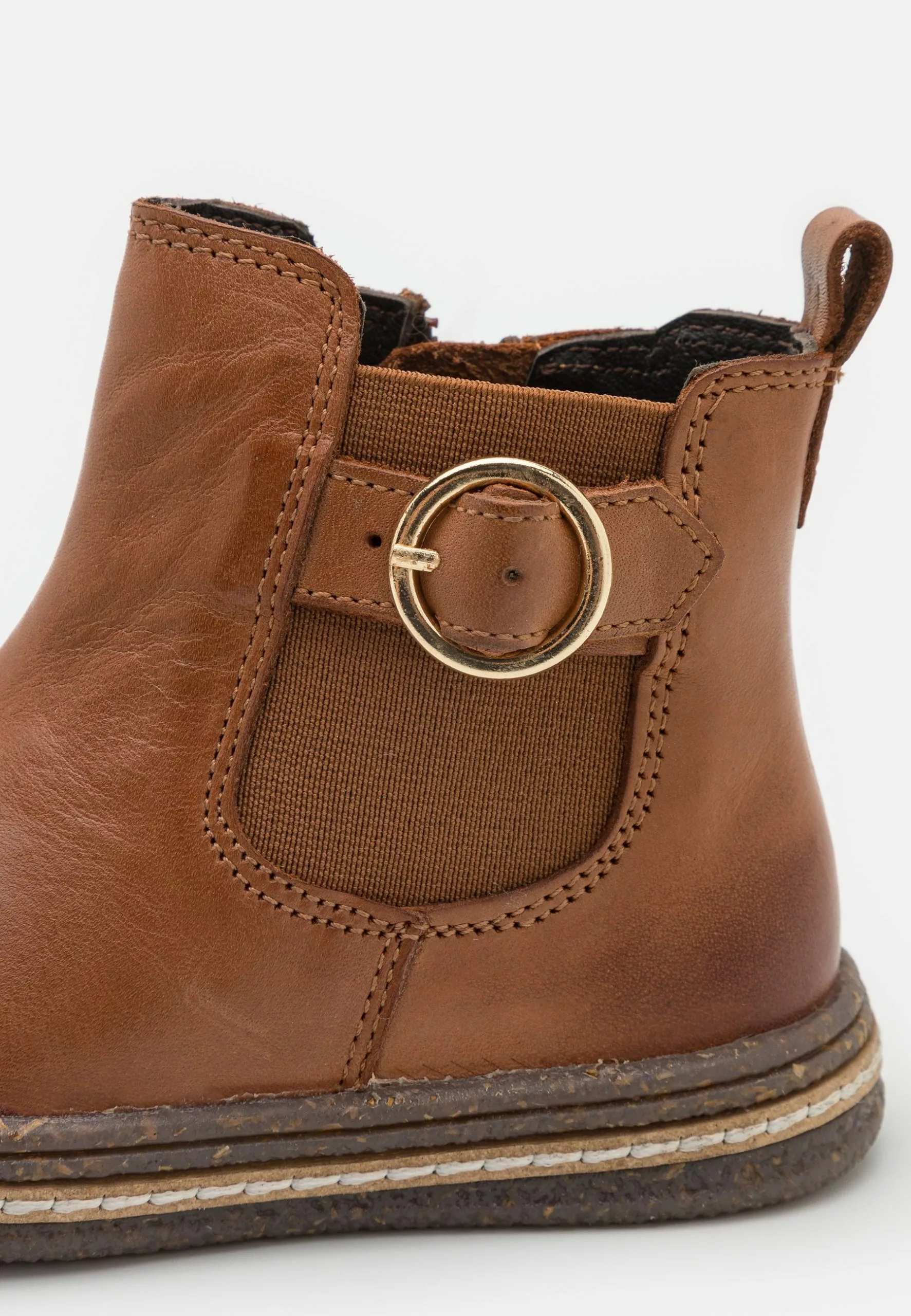 Friboo Leather - Korte Laarzen - Cognac 8 Friboo Leather - Korte Laarzen - Cognac - Afbeelding 6