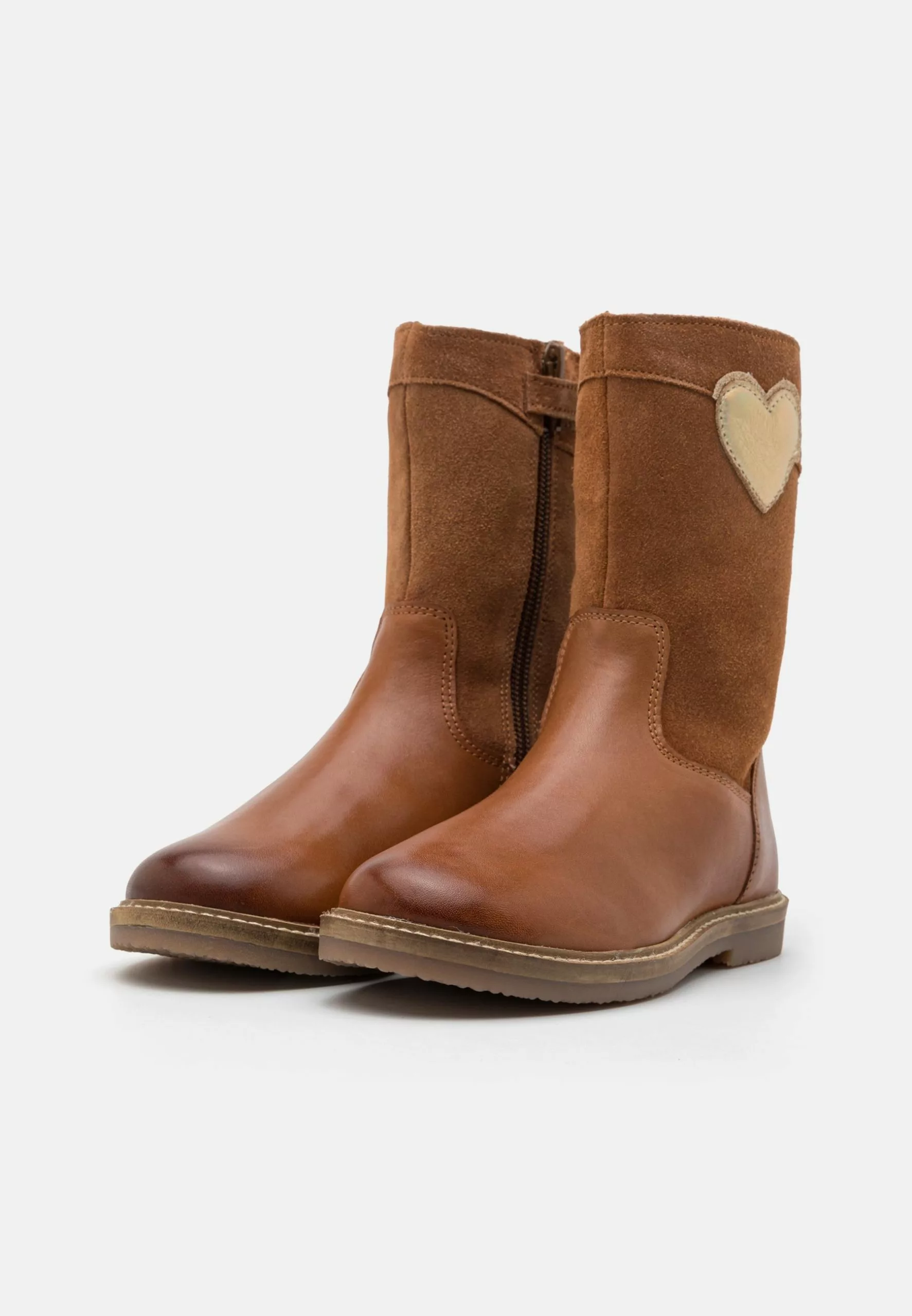 Friboo Leather - Laarzen - Cognac 4 Friboo Leather - Laarzen - Cognac - Afbeelding 2