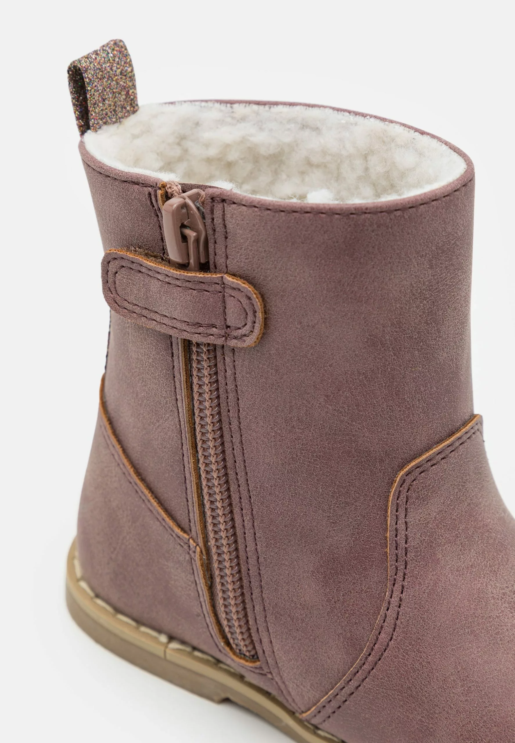 Friboo Korte Laarzen - Mauve 8 Friboo Korte Laarzen - Mauve - Afbeelding 6