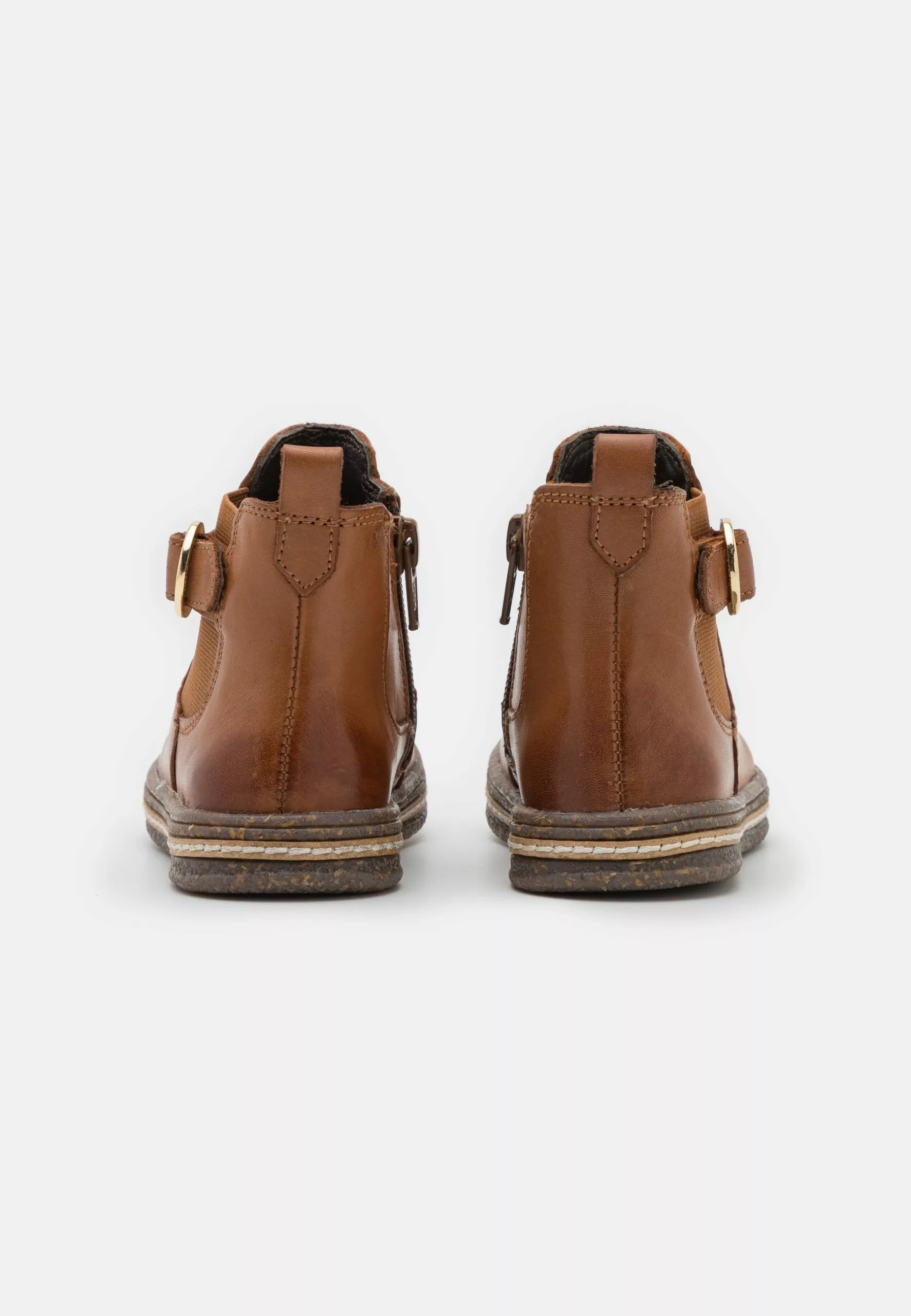 Friboo Leather - Korte Laarzen - Cognac 5 Friboo Leather - Korte Laarzen - Cognac - Afbeelding 3