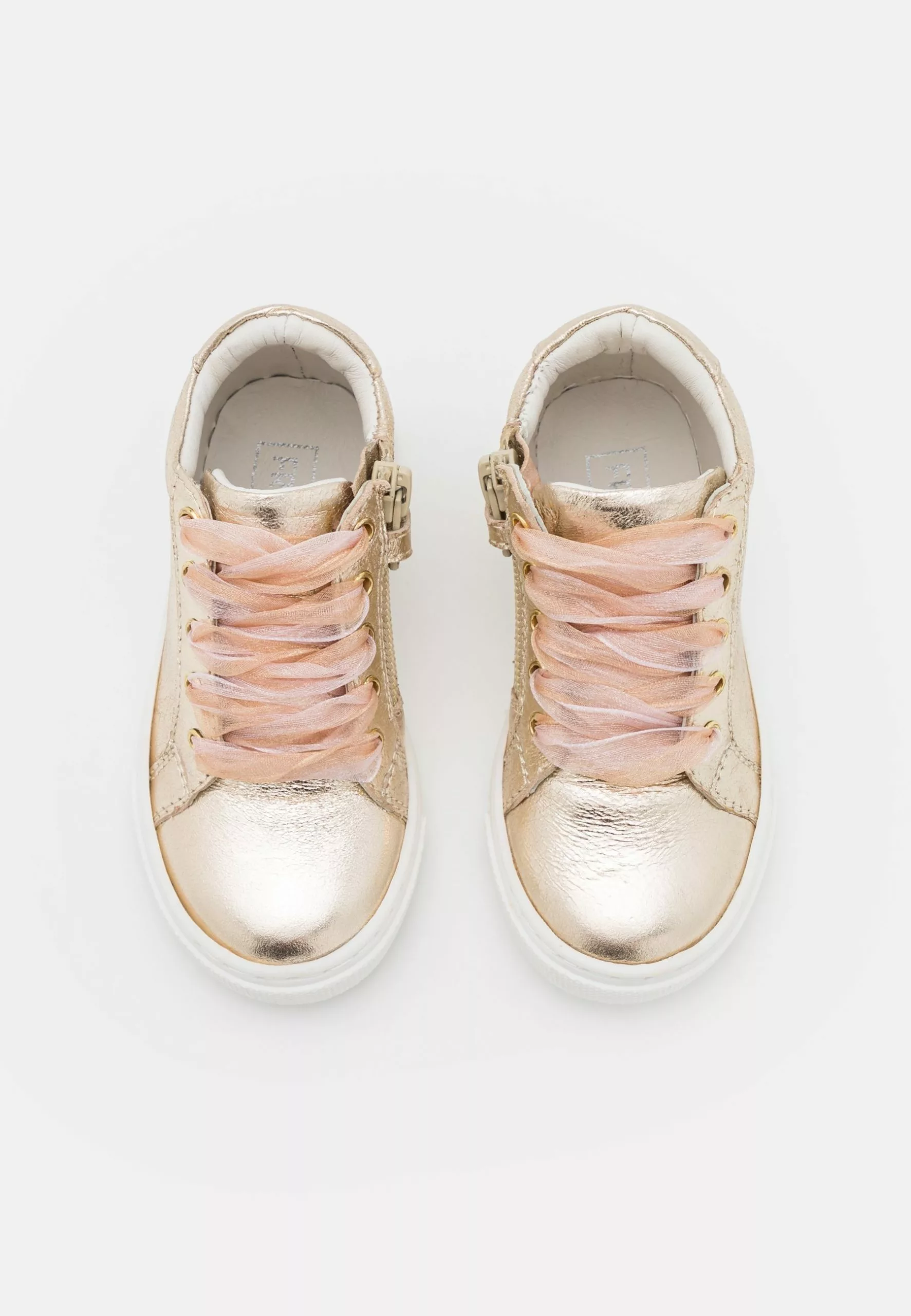 Friboo Leather - Sneakers Hoog - Gold 6 Friboo Leather - Sneakers Hoog - Gold - Afbeelding 4