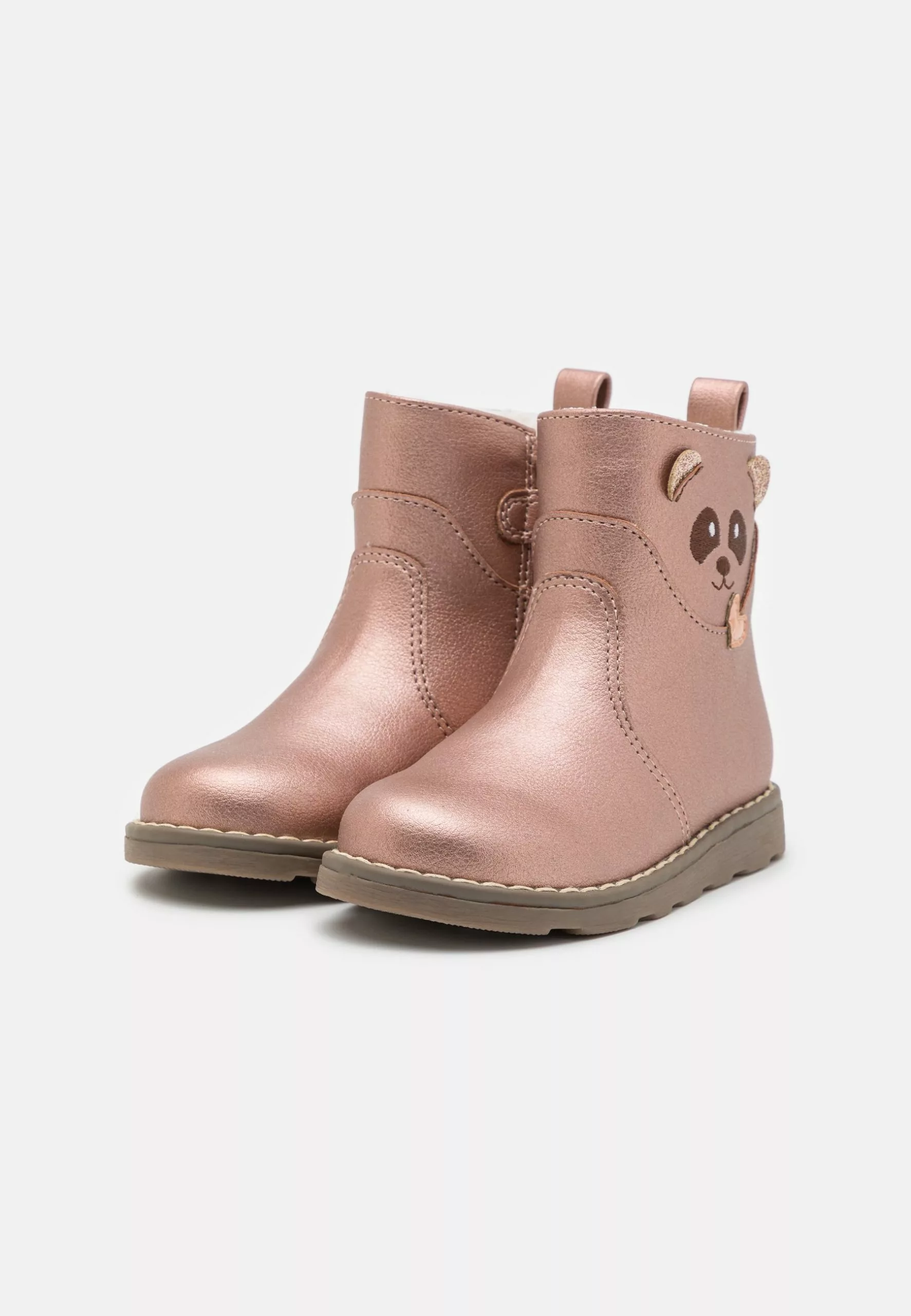 Friboo Korte Laarzen - Pink 4 Friboo Korte Laarzen - Pink - Afbeelding 2