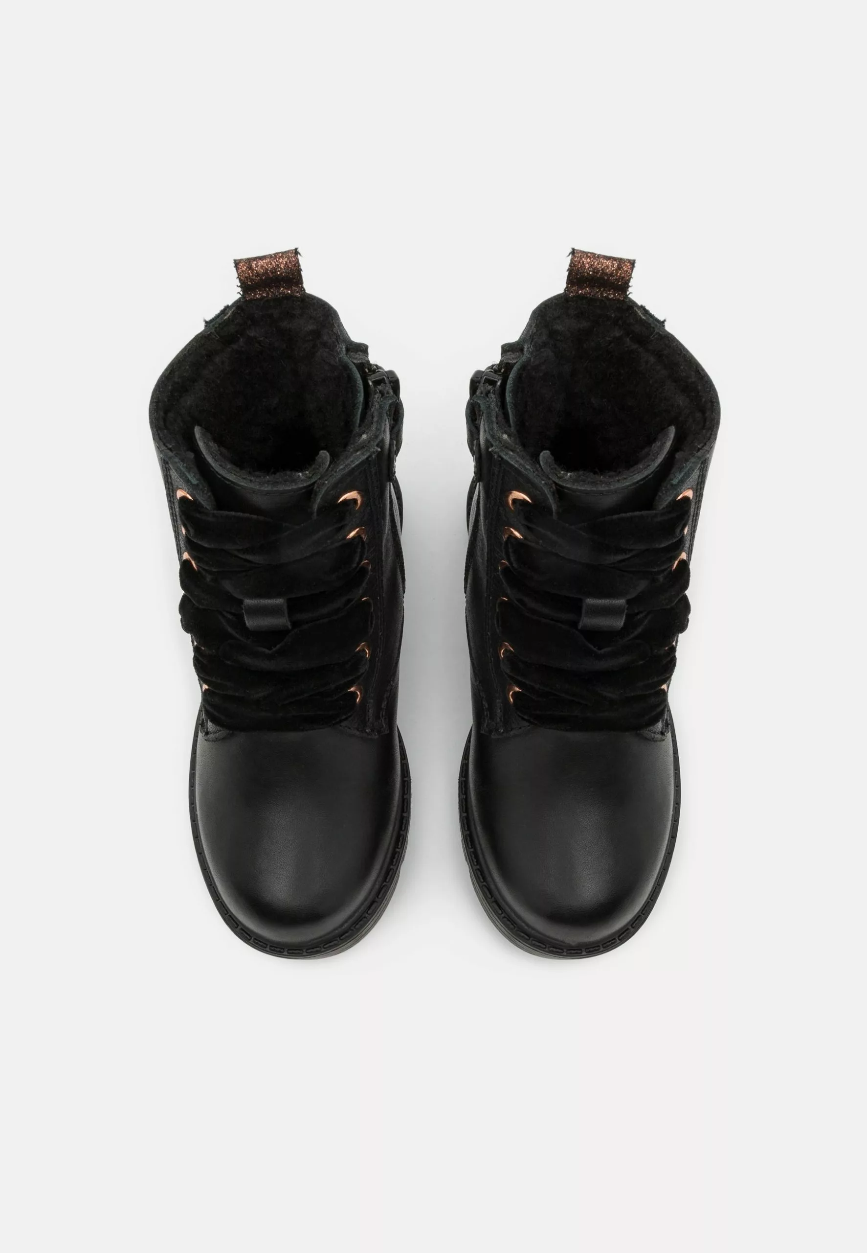 Friboo Leather - Veterboots - Black 6 Friboo Leather - Veterboots - Black - Afbeelding 4