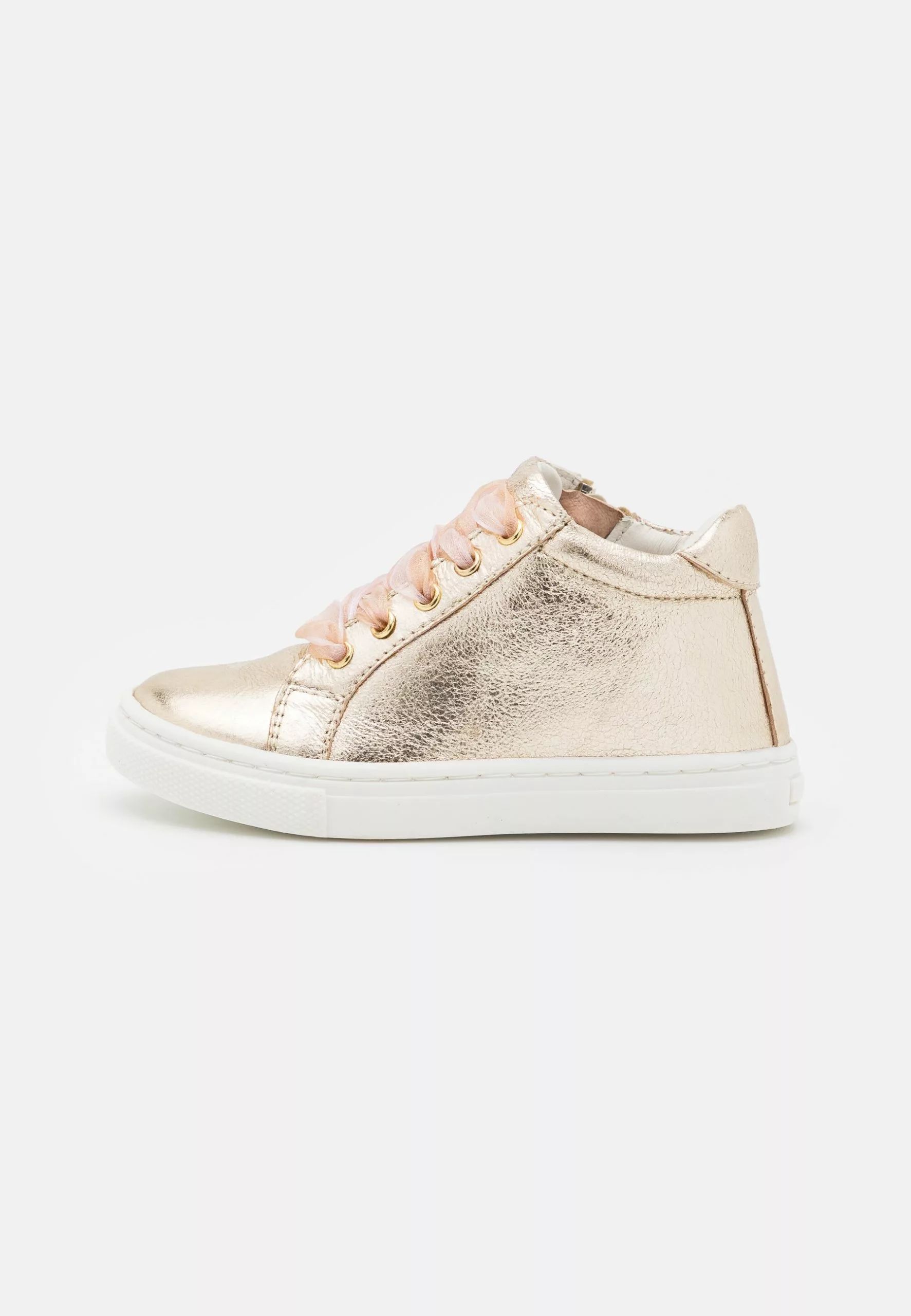 Friboo Leather - Sneakers Hoog - Gold 3 Friboo Leather - Sneakers Hoog - Gold