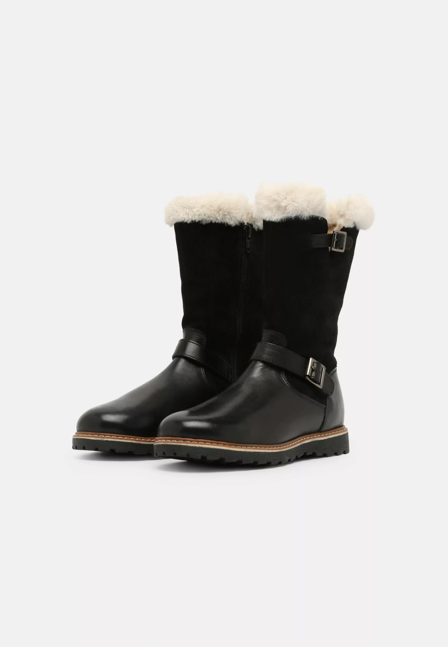 Friboo Leather - Snowboots- Black 4 Friboo Leather - Snowboots- Black - Afbeelding 2