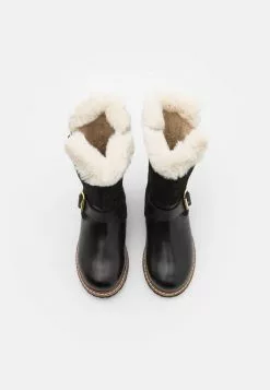 Friboo Leather - Snowboots- Black -Friboo Winkel 7f44b231b9f0403495ca3c3f4cd1e3fc