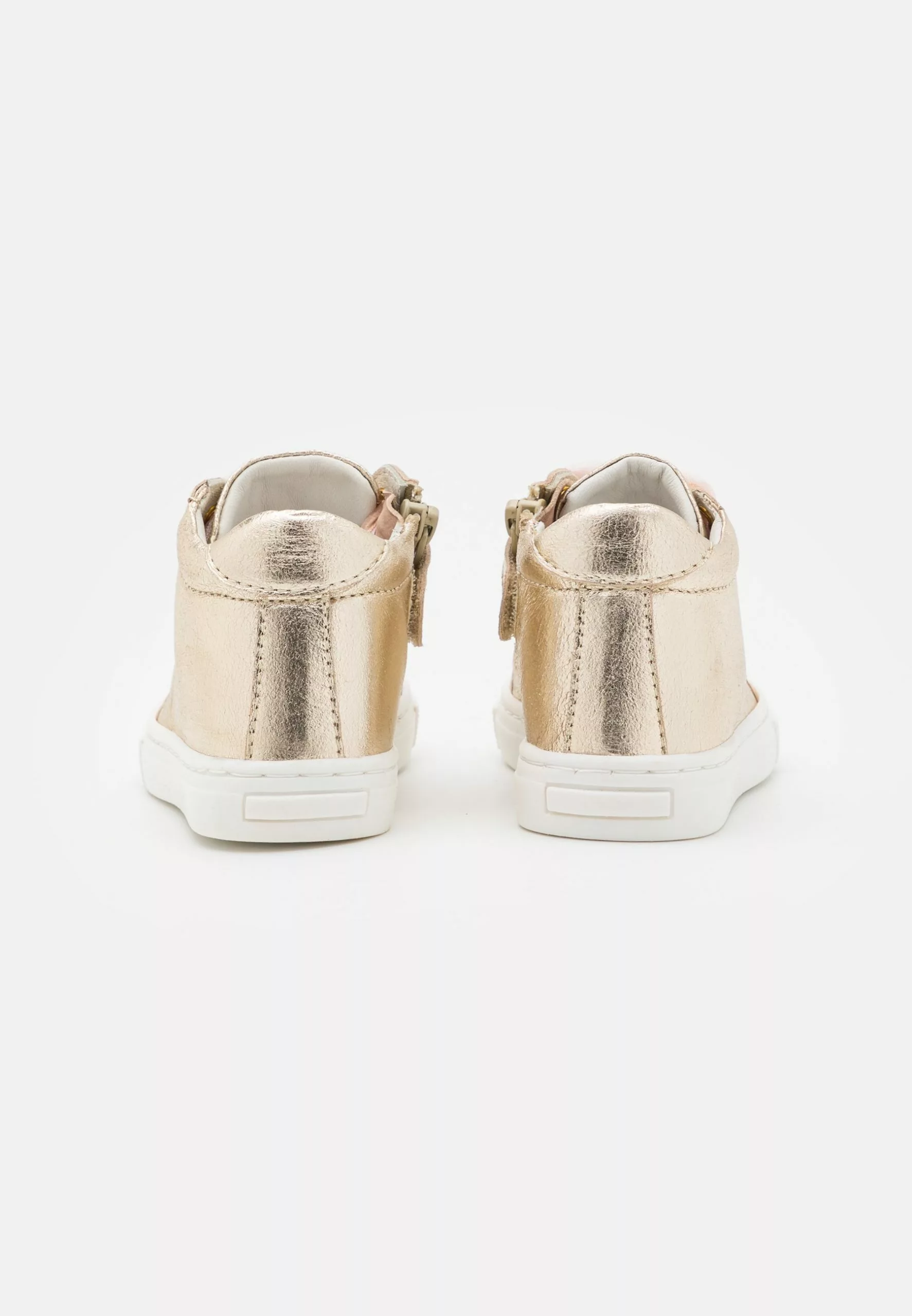 Friboo Leather - Sneakers Hoog - Gold 5 Friboo Leather - Sneakers Hoog - Gold - Afbeelding 3