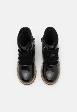 Friboo Leather - Veterboots - Black -Friboo Winkel 9109b4dcf7504a6e829634df1f42e624