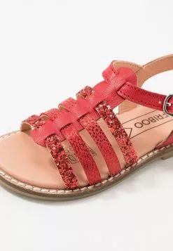Friboo Leather - Sandalen - Red -Friboo Winkel 91f885720a5f42a990612141bc21d2f5