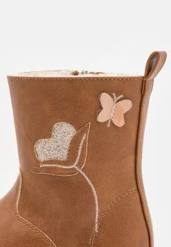 Friboo Korte Laarzen - Cognac -Friboo Winkel 93a5f207563248a18ee78d876f8a96e2