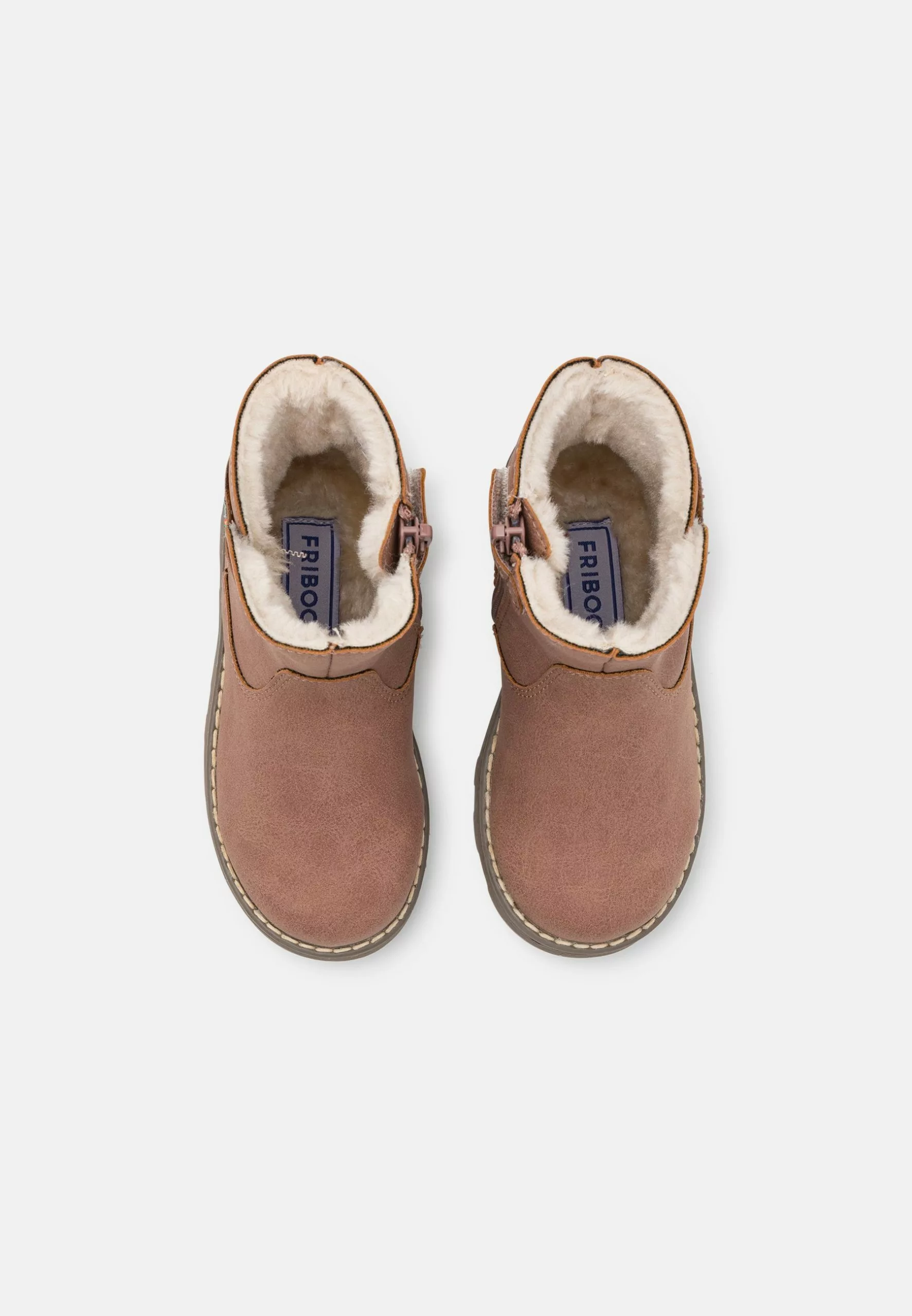 Friboo Korte Laarzen - Mauve 6 Friboo Korte Laarzen - Mauve - Afbeelding 4