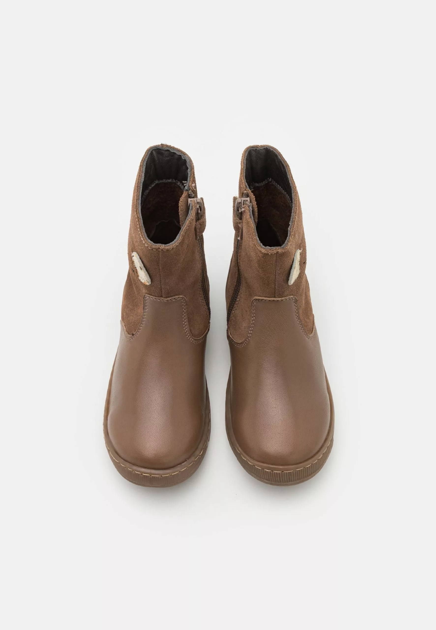 Friboo Korte Laarzen - Taupe 6 Friboo Korte Laarzen - Taupe - Afbeelding 4