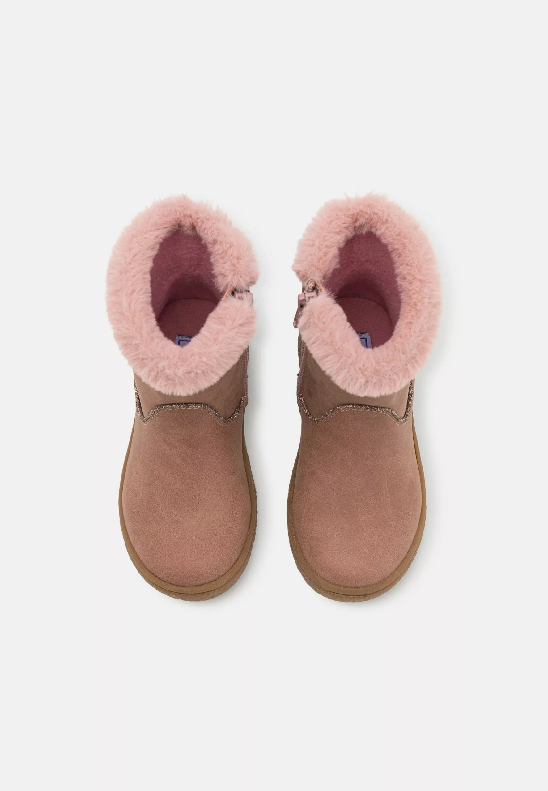 Friboo Korte Laarzen - Mauve 6 Friboo Korte Laarzen - Mauve - Afbeelding 4