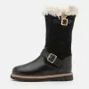 Friboo Leather - Snowboots- Black -Friboo Winkel a1f6bb4d3f8c41da912bbbb153d07632
