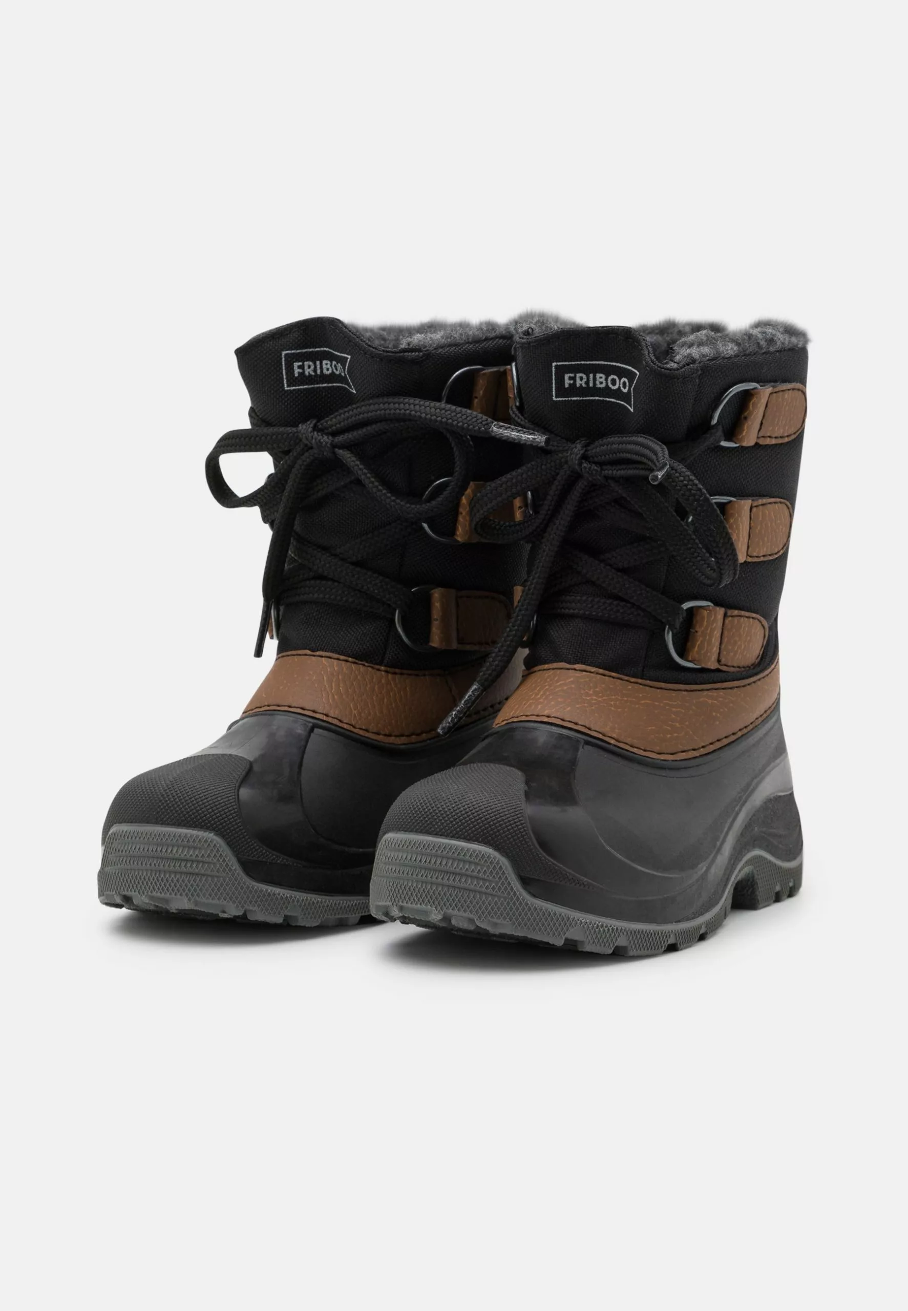 Friboo Snow Boots- Snowboots- Black/Brown 4 Friboo Snow Boots- Snowboots- Black/Brown - Afbeelding 2
