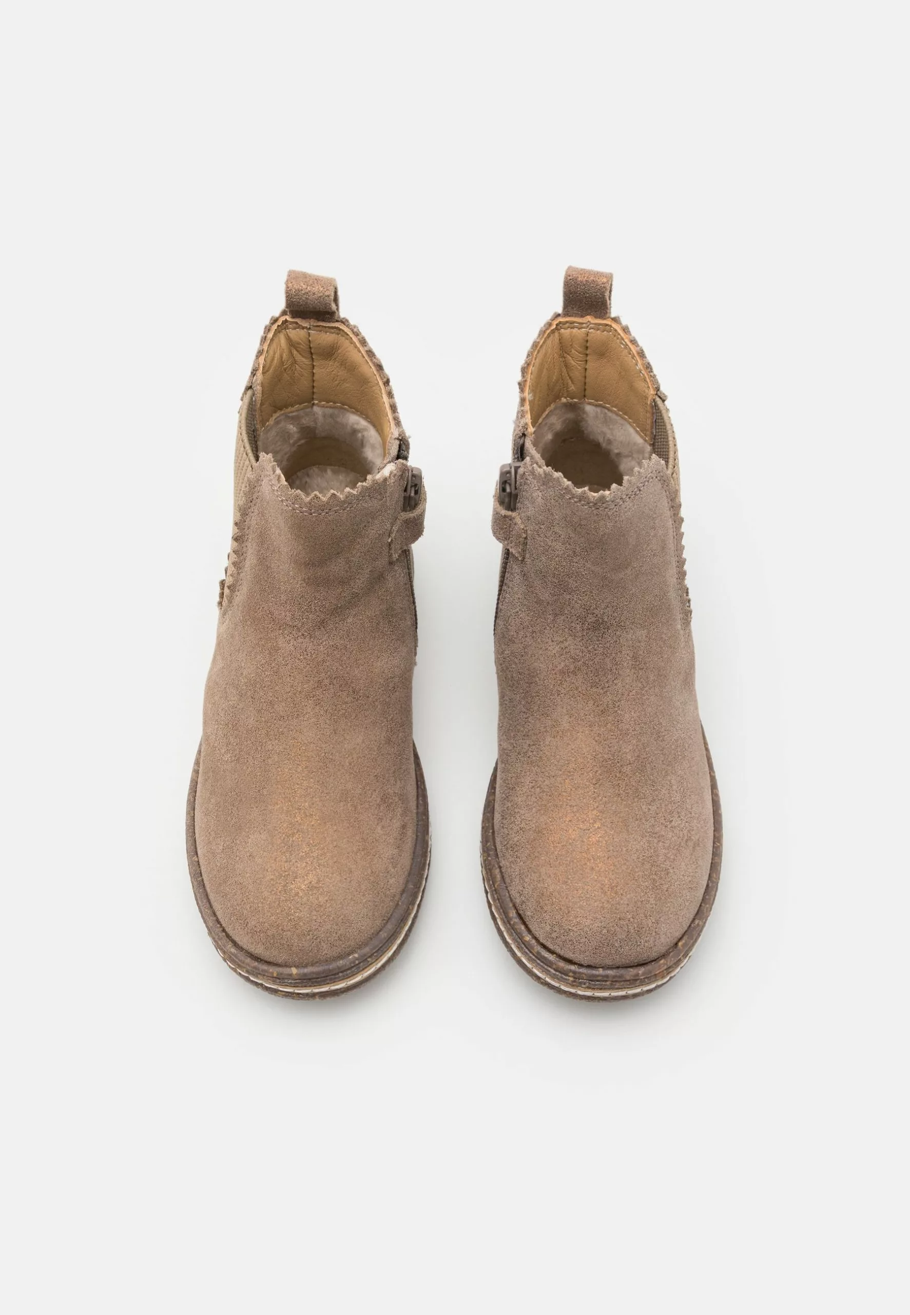 Friboo Korte Laarzen - Taupe 6 Friboo Korte Laarzen - Taupe - Afbeelding 4