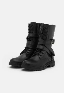 Friboo Leather - Veterlaarzen - Black -Friboo Winkel d514d654e2bc45a3bfa4e0f76b278218