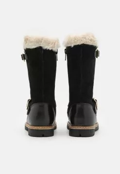Friboo Leather - Snowboots- Black -Friboo Winkel d61da22700d8481b9fae9df3752eb4f4