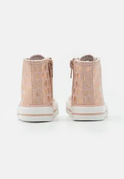 Friboo Sneakers Hoog - Rose Gold -Friboo Winkel e7ee5d6cb66447a49f2627da58d2ff50