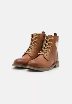 Friboo Leather - Veterboots - Cognac -Friboo Winkel f2f02c108c3446ac8461925204e5429e