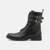 Friboo Leather Booties - Veterboots - Black 2 Friboo Leather Booties - Veterboots - Black -Friboo Winkel f80df4a716f44e0bb4f2498966b814a5