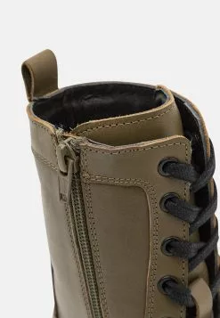 Friboo Leather - Veterlaarzen - Khaki -Friboo Winkel fe9e6741ebca400eb6d143a2c60648ac