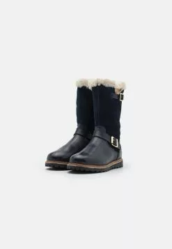 Friboo Leather - Snowboots- Dark Blue -Friboo Winkel ffa0fcedb20f4ca6bfb6fe7364e00618